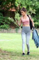 KATIE WAISSEL Workout at a Park in London 07/27/2020