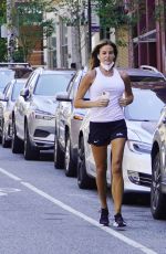 KELLY BENSIMON Out Jogging in New York 07/08/2020