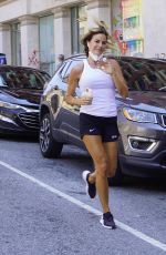 KELLY BENSIMON Out Jogging in New York 07/08/2020