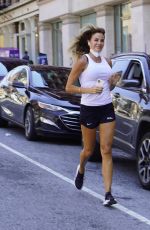 KELLY BENSIMON Out Jogging in New York 07/08/2020