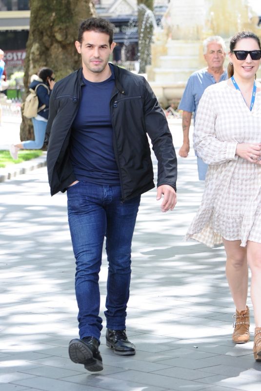 KELLY BROOK and Jeremy Parisi Out for Lunch in London 07/14/2020