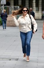 KELLY BROOK and LUCY HOROBIN Arrives at Global Studios in London 07/02/2020