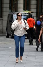 KELLY BROOK and LUCY HOROBIN Arrives at Global Studios in London 07/02/2020