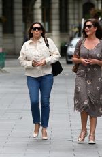 KELLY BROOK and LUCY HOROBIN Arrives at Global Studios in London 07/02/2020