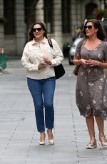 KELLY BROOK and LUCY HOROBIN Arrives at Global Studios in London 07/02/2020
