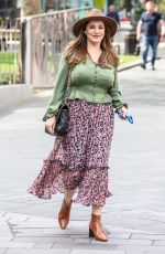 KELLY BROOK Arrives at Global Radio in London 07/24/2020