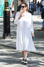 KELLY BROOK Arrives at Global Radio Studios in London 07/17/2020