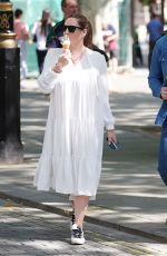KELLY BROOK Arrives at Global Radio Studios in London 07/17/2020