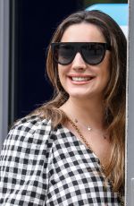 KELLY BROOK Arrives at Heart Radio in London 07/06/2020