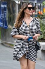 KELLY BROOK Arrives at Heart Radio in London 07/06/2020