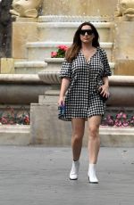 KELLY BROOK Arrives at Heart Radio in London 07/06/2020