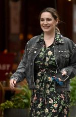KELLY BROOK Arrives at Heart Radio in London 07/09/2020