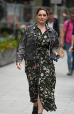 KELLY BROOK Arrives at Heart Radio in London 07/09/2020