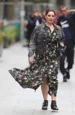 KELLY BROOK Arrives at Heart Radio in London 07/09/2020