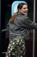 KELLY BROOK Arrives at Heart Radio in London 07/09/2020