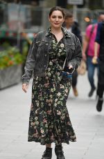 KELLY BROOK Arrives at Heart Radio in London 07/09/2020