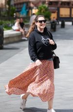 KELLY BROOK Leaves Global Radio in London 07/13/2020