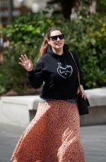 KELLY BROOK Leaves Global Radio in London 07/13/2020