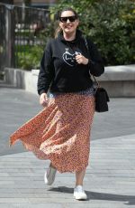 KELLY BROOK Leaves Global Radio in London 07/13/2020