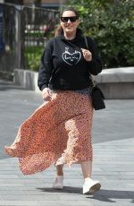 KELLY BROOK Leaves Global Radio in London 07/13/2020