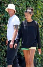 KELLY GALE and Joel Kinnaman Out in Venice Beach 07/15/2020
