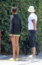KELLY GALE and Joel Kinnaman Out in Venice Beach 07/15/2020