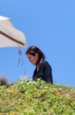 KENDALL JENNER and KOURTNEY KARDASHIAN on the Set of Their Reality Show in Malibu 07/14/2020