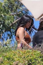 KENDALL JENNER and KOURTNEY KARDASHIAN on the Set of Their Reality Show in Malibu 07/14/2020