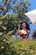 KENDALL JENNER and KOURTNEY KARDASHIAN on the Set of Their Reality Show in Malibu 07/14/2020