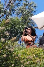 KENDALL JENNER and KOURTNEY KARDASHIAN on the Set of Their Reality Show in Malibu 07/14/2020