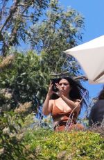 KENDALL JENNER and KOURTNEY KARDASHIAN on the Set of Their Reality Show in Malibu 07/14/2020