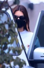 KENDALL JENNER Leaves Kate Somerville in West Hollywood 07/22/2020