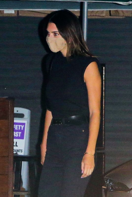 KENDALL JENNER Out for Dinner at Nobu in Malibu 07/12/2020