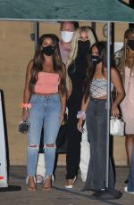 KIM and BRIELLE BIERMANN at Nobu in Malibu 07/21/2020