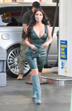 KIM KARDASHIAN at a Gas Station in Calabasas 07/06/2020