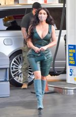 KIM KARDASHIAN at a Gas Station in Calabasas 07/06/2020