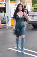 KIM KARDASHIAN at a Gas Station in Calabasas 07/06/2020