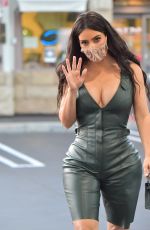 KIM KARDASHIAN at a Gas Station in Calabasas 07/06/2020