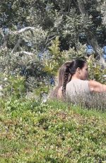 KIM KARDASHIAN on the Set of Keeping Up with the Kardashians in Malibu 07/22/2020