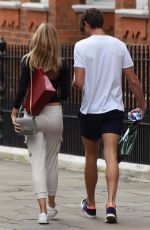 KIMBERLEY GARNER and Ollie Chambers Out on Kings Road in Chelsea 06/28/2020