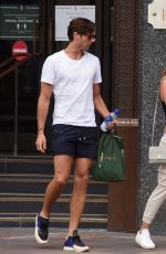 KIMBERLEY GARNER and Ollie Chambers Out on Kings Road in Chelsea 06/28/2020