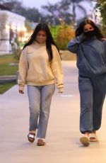 KOURTNEY KARDASHIAN and ADDISON RAE Leaves Taverna Tony in Malibu 07/29/2020