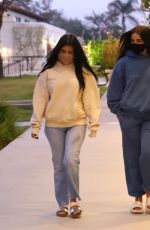 KOURTNEY KARDASHIAN and ADDISON RAE Leaves Taverna Tony in Malibu 07/29/2020