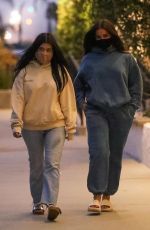 KOURTNEY KARDASHIAN and ADDISON RAE Leaves Taverna Tony in Malibu 07/29/2020