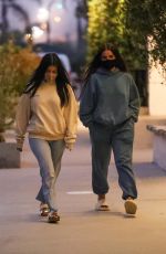 KOURTNEY KARDASHIAN and ADDISON RAE Leaves Taverna Tony in Malibu 07/29/2020