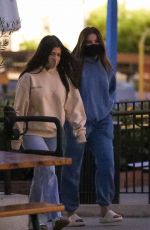 KOURTNEY KARDASHIAN and ADDISON RAE Leaves Taverna Tony in Malibu 07/29/2020