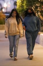 KOURTNEY KARDASHIAN and ADDISON RAE Leaves Taverna Tony in Malibu 07/29/2020