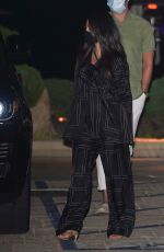 KOURTNEY KARDASHIAN and ADDISON RAE Out for Dinner in Malibu 07/15/2020