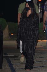 KOURTNEY KARDASHIAN and ADDISON RAE Out for Dinner in Malibu 07/15/2020