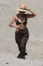 KOURTNEY KARDASHIAN and ADDISON RAE Out in the Beach in Malibu 07/18/2020